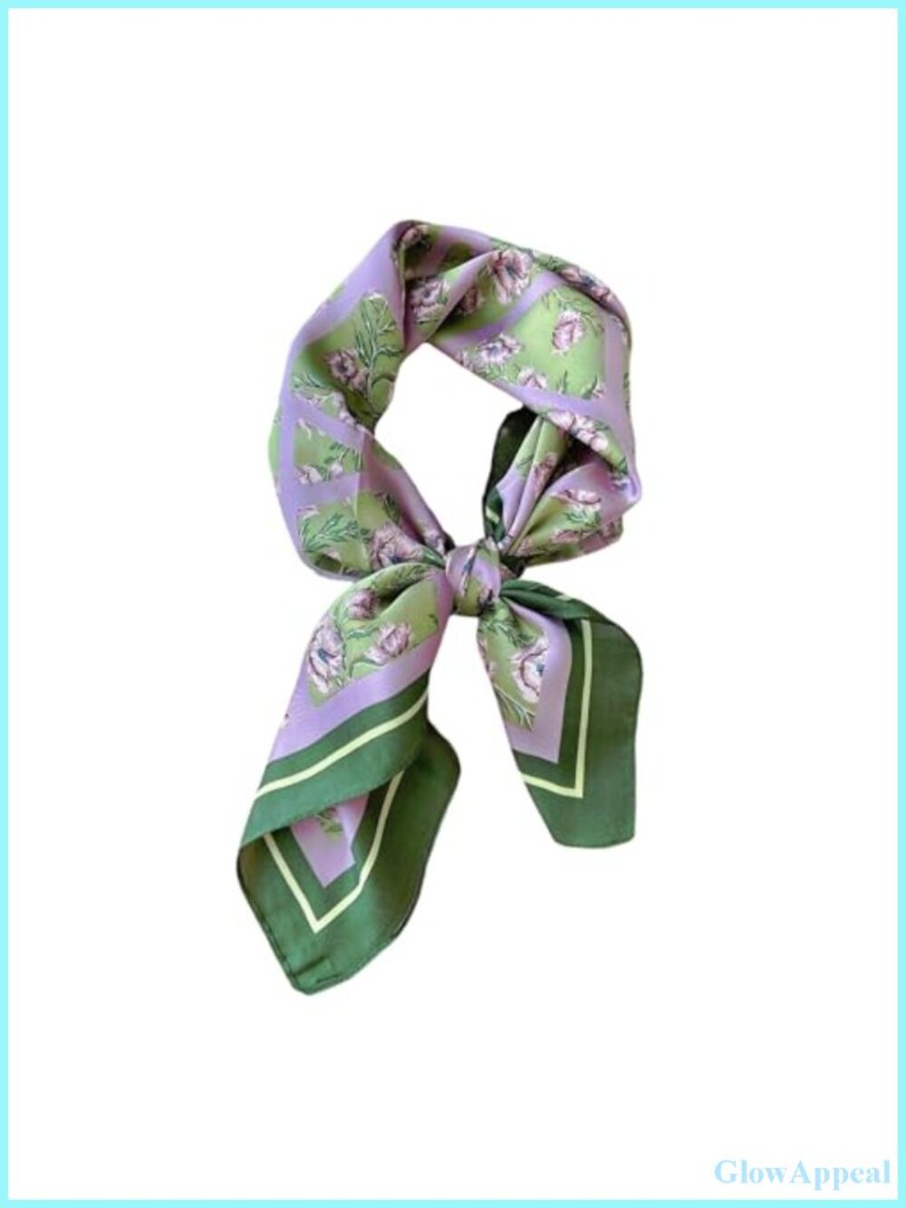 Silk Feeling Square Scarf Satin Head Neck Scarf Fashion Scarf for Women Hair